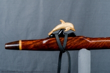 Redwood Burl Native American Flute, Minor, Mid G-4, #J27J (10)